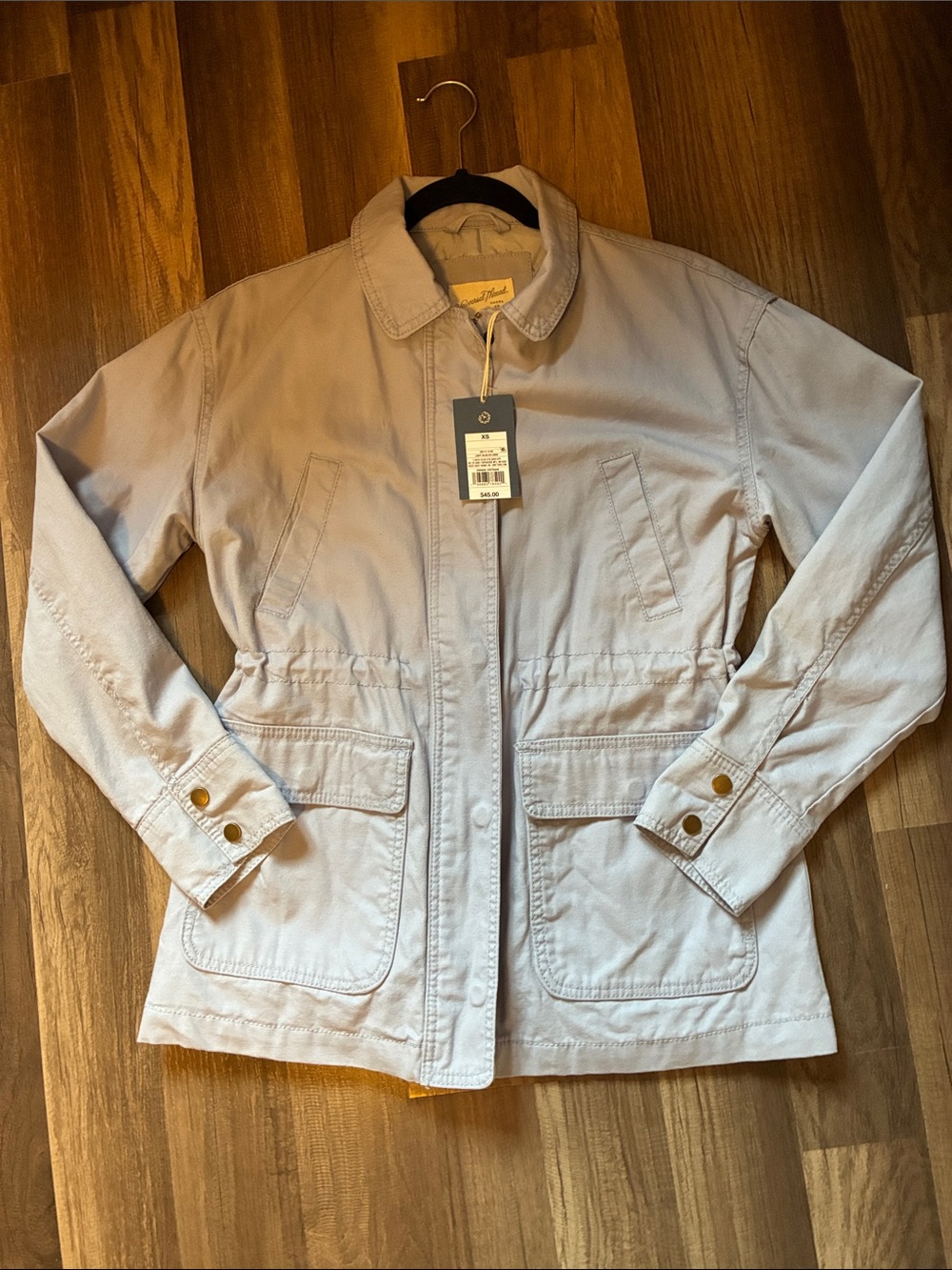 Universal Thread Light Blue Utility Jacket With Front Pockets- NWT- Size S/M